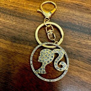 Barbie core key ring